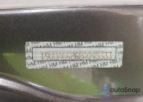 2008 Acura Tl 3.2 from USA, damaged, VIN 19UUA66268A045333